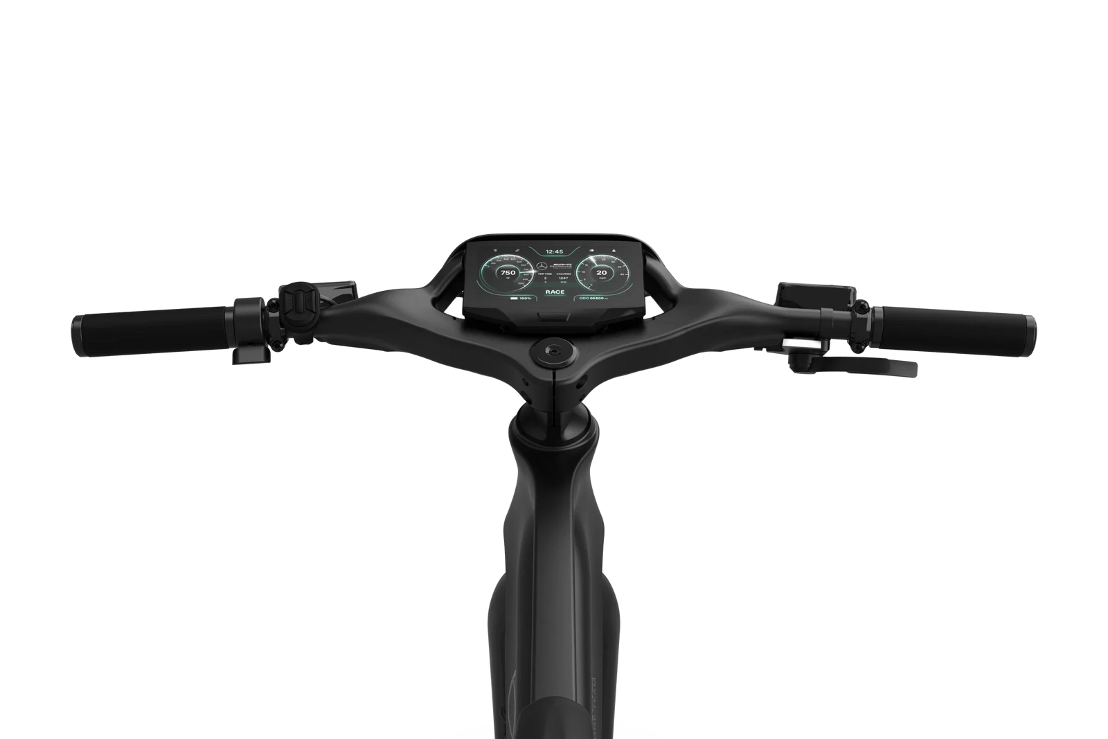 5.5-inch integrated display on the Mercedes-AMG F1® Track Edition 250 e-bike.